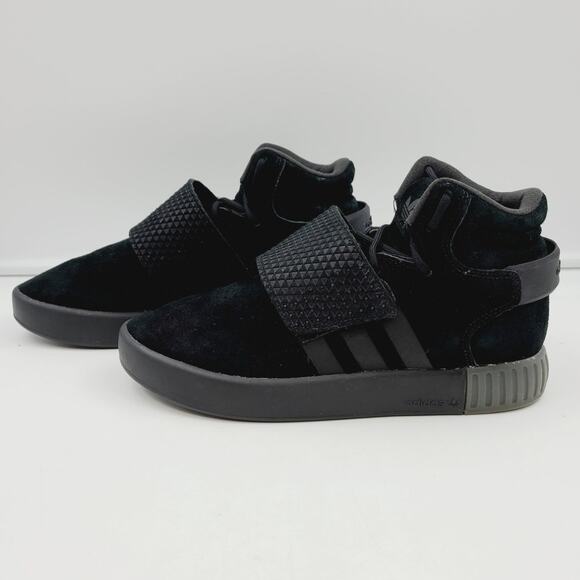 Adidas Tubular Invader Strap Sneakers YOUTH Size 4.5, PRE-OWNED, EUC - Picture 3 of 7